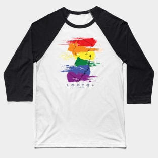 LGBTQ+ Proud NJ Baseball T-Shirt